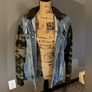 Camo Jean Jacket